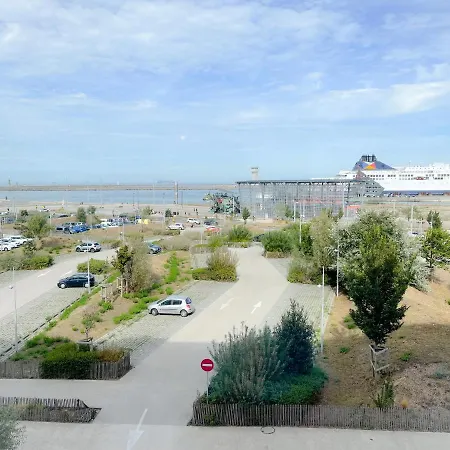 L'Escapade, Studio Avec Vue Mer Calais Esterno foto